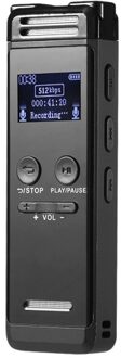 32G Digital Voice Recorder Activated Record Playback MP3 Music Player with Mic and Speaker with Earphone