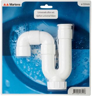 32mm Abs Universeel Sifon Wit Autobag