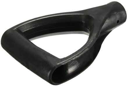 32Mm D-Vormige Stalen Schop Handvat Zwarte Plastic Vervanging Accessoires Sneeuw Schop Top Handvat Tuin Graven Harken Gereedschappen