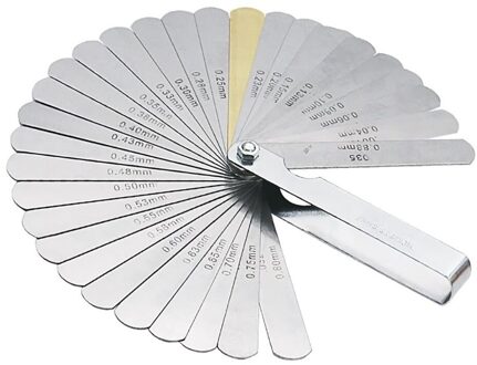 32Pcs Blades Universal Dikte Gage Set Metric Guage Rvs Voeler Meters Hoge Nauwkeurigheid Kloof Meten Tool 1