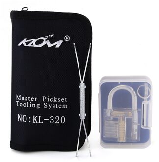 32Pcs Klom Slotenmaker Gereedschap Met Transparante Praktijk Lock, Groen Handvat, Slotenmaker Leverancier Pick Set Tool en Lock