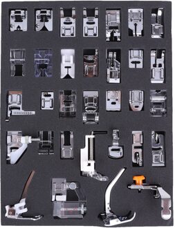 32pcs Multifunctionele naaivoeten voor huishoudelijke naaimachine