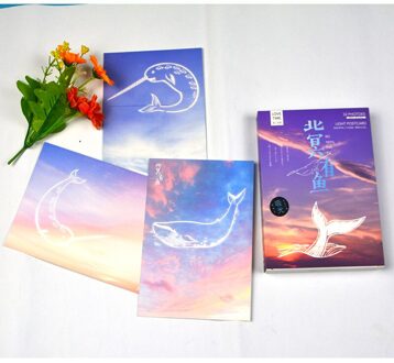 32Sheets/Set Vis Van De Noordelijke Onderwereld Serie Postkaart/Wenskaart/Boodschap Kaart/Verjaardag Brief envelop Card