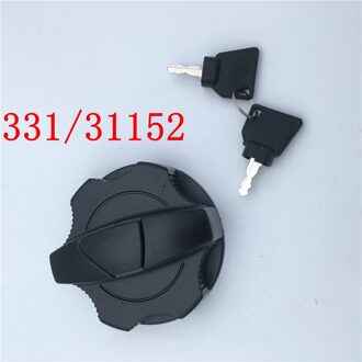331-31152 3313352 Graafmachine Brandstof Diesel Tank CAP Cover Met 2 Sleutel voor JCB JS130 JS160 JS220 JS145 JS460 JS210JS18 331/31152