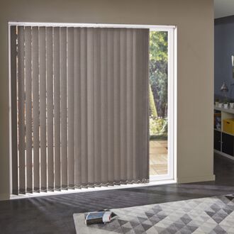 3328 Verticale Lamellen 5 Stuks Brandwerend Lichtdoorlatend Bruin 8,9 X 280 Cm