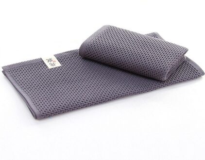 33X33Cm 100% Katoen Hotel Reizen Handdoek Thuis Zachte Comfortabele Kleuterschool Kind Kinderen Gezicht Handdoeken donker grijs