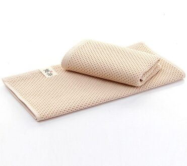 33X33Cm 100% Katoen Hotel Reizen Handdoek Thuis Zachte Comfortabele Kleuterschool Kind Kinderen Gezicht Handdoeken licht bruin