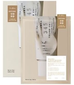 345 Relief Cream Mask Set 25g x 4 sheets