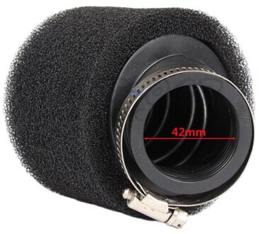 35 Mm 38 Mm 42 Mm 45 Mm 48 Mm Zwart Rechte Hals Foam Air Filter Spons Cleaner Bromfiets Scooter CG125 150cc Dirt Pit Bike Motorcycle 38mm