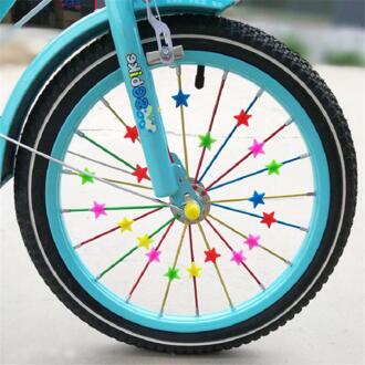 35 Pcs Fiets Wheel Spoke Plastic Kralen Multi Color Kinderen Clips Decoratie Fiets Kleurrijke Baby Kid Fietsen Accessoires