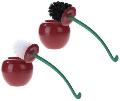 35 Plastic Bathroom Trash Can with Toilet Brush Waste Bin Dustbin Garbage Bucket Eco-friendly Bathroom Cleaning Tools Toilet Brush willekeurig