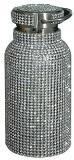 350/500/750 Diamant Water Fles Thermos Thermoskan Rvs Warmte Thermos Draagbare Zilver Water Flessen 350ml A
