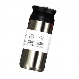 350/500Ml Draagbare Multi-Occasionele Handig Praktische Rvs Warmte Geïsoleerde Outdoor Koffie Water Fles Stainless Steel500ml