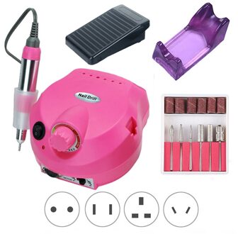 35000Rpm Electric Nail Boor Machine Manicure Boor Pedicure Boor Professionele Nail Boor Salon Krachtige Nail Boor Nagelvijl 35000 roos