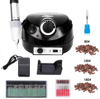 35000Rpm Electric Nail Boor Machine Set Elektrische Manicure Machine Kits Accessoire Pedicure Nail Boor Nail Gereedschap 202 SET2