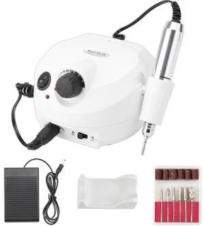35000Rpm Electric Nail Boor Machine Set Elektrische Manicure Machine Kits Accessoire Pedicure Nail Boor Nail Gereedschap 202-W