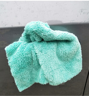 350GSM Premium Microfiber Handdoek Car Cleaning Super Absorberende Handdoek Ultra Zachte Edgeless Auto Wassen Drogen Handdoek 30X40CM groen