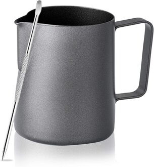 350Ml/12Oz Melk Opschuimen Werper, Roestvrij Staal Dampende Pitcher Met Decorating Art Pen, koffie Latte Melkkan Cup