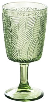 350Ml Bladeren Gesneden Wijnglazen Gesneden Glas Rode Wijn Sap Cups Wedding Party Champagne Fluiten Goblet Voor Bar Restaurant thuis groen