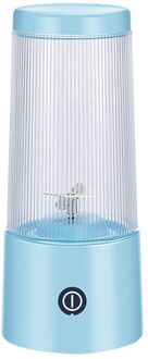 350Ml Draagbare Juicer Usb Oplaadbare Elektrische Fruit Smoothie Blender Machine Mini Fruit Sap Mixer Cup Fles Keuken Mixer 350ml blauw
