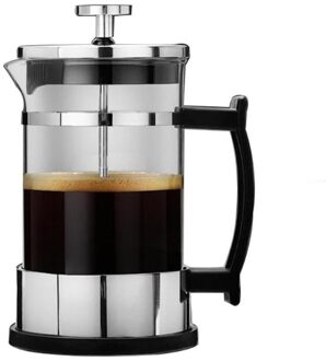350Ml Handmatige Koffie Espresso Maker Pot Roestvrij Staal Glazen Theepot Koffiekan Franse Koffie Thee Percolator Filter Pers Plunger