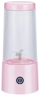 350Ml Mini Draagbare Draadloze Juicer Blender Elektrische Voedsel Smoothie Processor Mixer Maker Machine Handheld Fruitpers Roze
