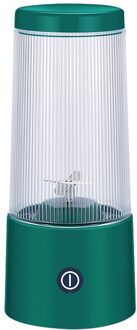 350Ml Mini Draagbare Juicer Blender Usb Oplaadbare Elektrische Voedsel Smoothie Processor Mixer Handheld Persoonlijke Fruitpers groen