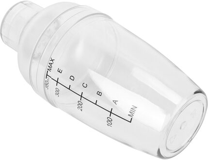 350Ml Pc Hars Transparant Hand Shaker Anti-Val Mengbeker Thee Fles Antivries Anti-Brandwonden Shaker Met schaal afbeelding 1