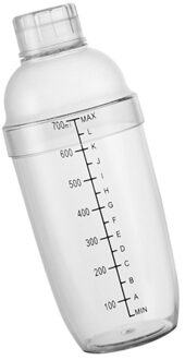 350Ml Pc Hars Transparant Hand Shaker Anti-Val Mengbeker Thee Fles Antivries Anti-Brandwonden Shaker Met schaal afbeelding 3