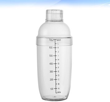 350Ml Pc Hars Transparant Hand Shaker Anti-Val Mengbeker Thee Fles Antivries Anti-Brandwonden Shaker Met schaal afbeelding 3