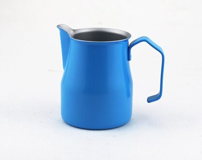 350Ml Rvs Opschuimen Melk Cup Koffie Pitcher Jug Latte Art Voor Koffie Winkel Melk Foam Tool Coffeware Blauw