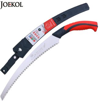350Mm Blade Handzaag Snoeien Gebogen Zaag Voor Hout Snijden, droog Hout Snoeizaag Met Harde Tanden Huishouden Tuin Handgereedschap Onder 10 cm