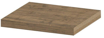 35d wandplank - 40x35x3.5cm - voorzijde afgekant - tbv nis - MFC Naturel eiken 1258890 Naturel Eiken (Hout)