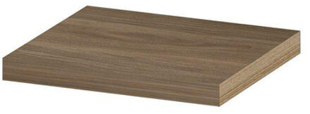 35d wandplank - 40x35x3.5cm - voorzijde afgekant - tbv nis - MFC Zuiver eiken 1258896 Zuiver Eiken (Hout)