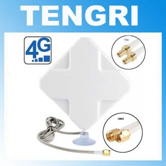 35dBi 4G Antenne Met TS9 CRC9 Sma Connector Voor Huawei E392 E398 E589 E5372 E5375 E5756 E5776