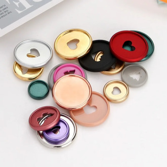 35mm 100PCS Notebook Ring Binder Book Binding Hole Planner Loose-leaf Mushroom Hole Discs Ring Binder Notebook Discs