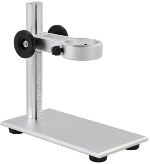 35Mm Ring Focus Houder Aluminium Microscoop Stand Verstelbare Mini Industriële Camerabracket Voor Pcb Solderen Reparatie A type nee licht