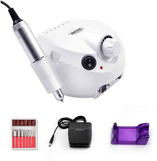 35W 35000Rpm JD700 Pro Electric Nail Boor Machine Apparatuur Manicure Pedicure Bestanden Nail Art Boor Pen Machine Set gereedschap 20W 202