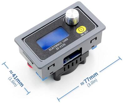 35w elektronische belasting verstelbare constante stroom aging weerstand batterij spanning capaciteit tester LCD voltage spanning display