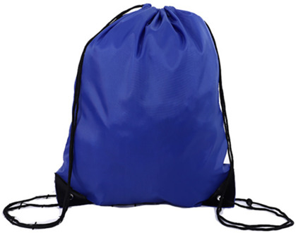35X40Cm Schouders Trekkoord Bundel Zakken Eco Herbruikbare Canvas Boodschappentassen Vrouwen Studenten Rugzak Tas Katoen Tote Pouch tas blauw