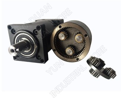 36 :1 Verhouding Nema24 60 Mm Planetaire Versnellingsbak Snelheidsreductiemiddel As 14 Mm Carbon Staal Gear Voor 200W- 600W Servomotor