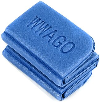 36*14Cm Vouwen Foam Zitten Mat Draagbare Waterdichte Vochtbestendige Kussen Voor Outdoor Rest Camping Wandelen Strand kussen 2 Stuks 2stk blauw