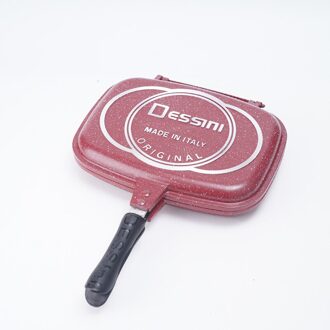 36/40Cm Dubbelzijdig Koekenpan Spuitgieten Grill Pan Non-stick Bakplaat Barbecue Koken tool Duurzaam Gas Kookgerei