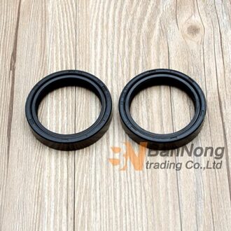 36*48/11 Motorfiets Dubbele Lente Voorvork Demper Oliekeerringen Cover Voor Kawasaki EL250 Eliminator 250HS EX250 EN450 EX500 36X48 olie- zegel