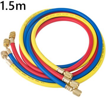 36/60/72 Inch Refrigeration Vulslangen 1/4 "Sae Vrouwelijke Manometer Set Voor R R134a 404a R22 R12 r502 Airconditioner Tool 1.5m
