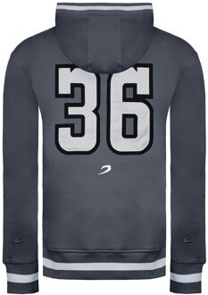 36 by Teddy Heren Charcoal Atlas Hoodie Houtskool