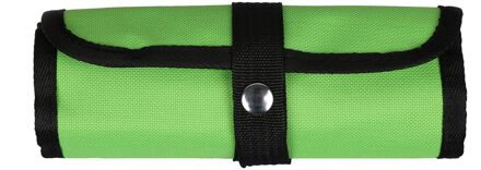 36-Gaten Effen Kleur School Etui Met Gesp Hoge Capaciteit Kawaii Potlood Pouch Retro Koreaanse Briefpapier Kantoorbenodigdheden groen