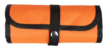 36-Gaten Effen Kleur School Etui Met Gesp Hoge Capaciteit Kawaii Potlood Pouch Retro Koreaanse Briefpapier Kantoorbenodigdheden oranje