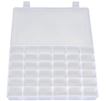 36 Grid Transparante Opbergdoos Sieraden Tool Box Food Grade Pp Materiaal Opbergdoos Plastic Onderdelen Opbergdoos