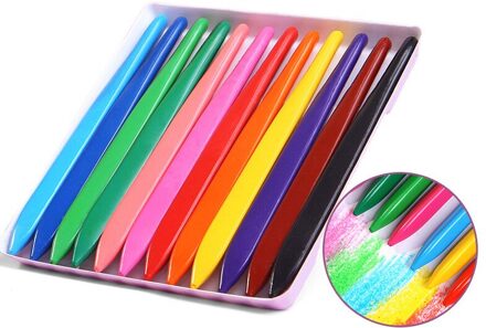 36 Kleuren Driehoekige Kleurpotloden Driehoekige Colouring Potlood Voor Studenten Kids Kinderen KQS8 12 kleuren